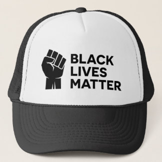 Boné Black Livres Matter BLM Aumentou Fist Clinado