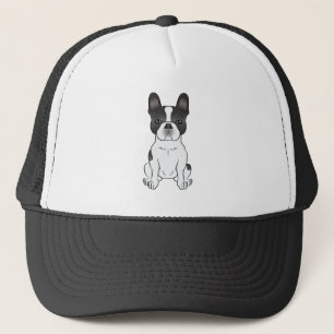 Boné Black Piebald French Bulldog / Frenchie Cute Dog