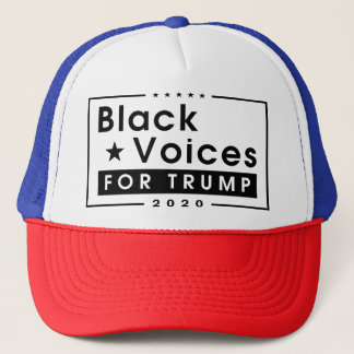 Boné Black Voices For Trump 2020