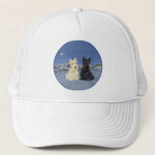 Boné Black & Wheaten Scottish Terriers Winter