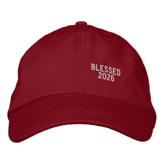 Boné Blessed 2026 Personalized Embroidered Hat