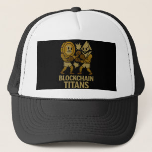 Boné Blockchain Titans™ BTC vs ETH Batalha pela Cripto