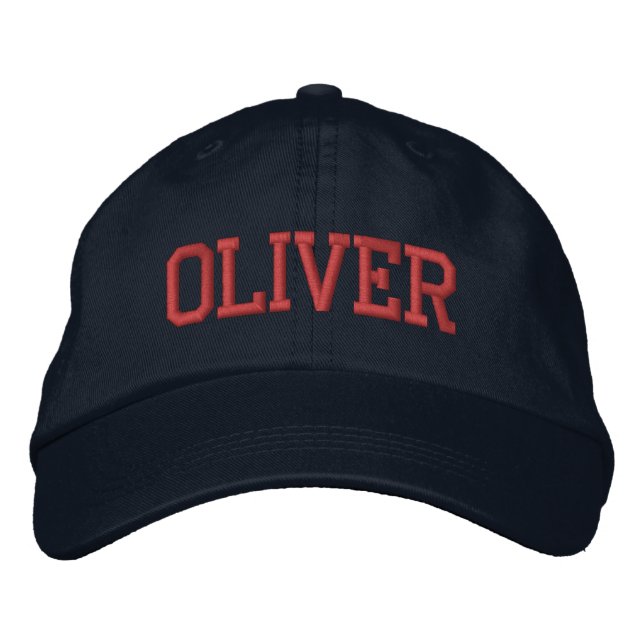 Boné Bloco Atlético Vermelho Monograma Nome Personaliza (Frente)