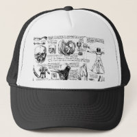 Bloco de desenho da anatomia de da Vinci