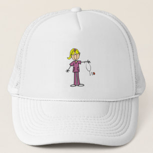 Boné "Blond Female Stick" Figura T-shirts de Enfermeira