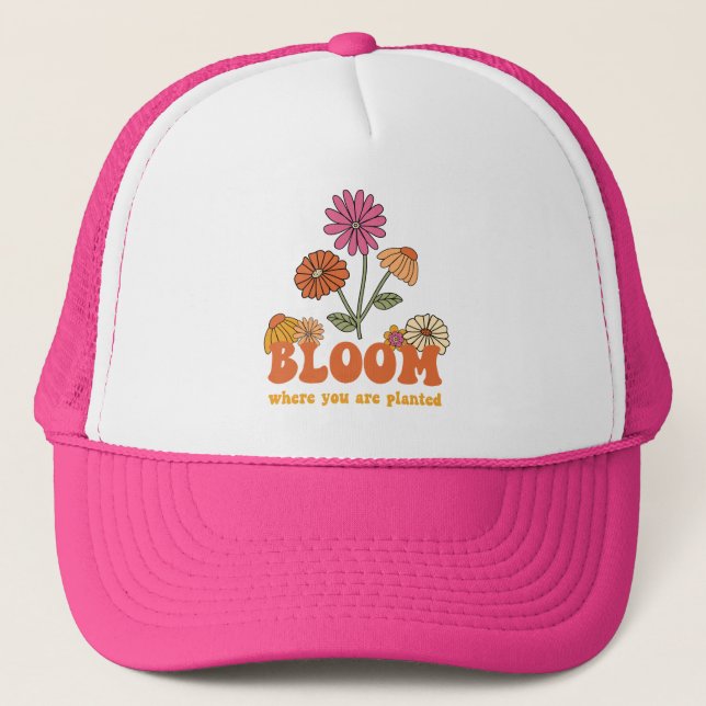 Boné Bloom onde você está plantado (Frente)