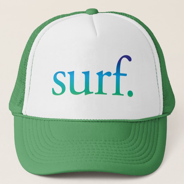 Boné Blue and Green Beach Surf Tropical California Hat (Frente)
