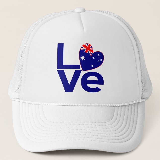 Boné Blue Aussie LOVE (Frente)