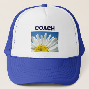 Boné Blue Coach sports hats White Daisy Flower School