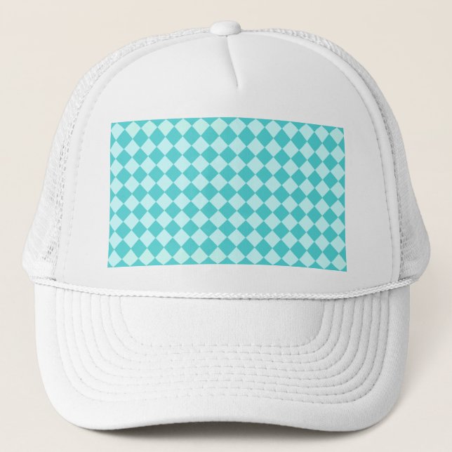 Boné Blue Combination Diamond Patterno de Shirley Taylo (Frente)