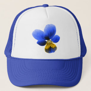 Boné Blue Pansy Trucker Hat