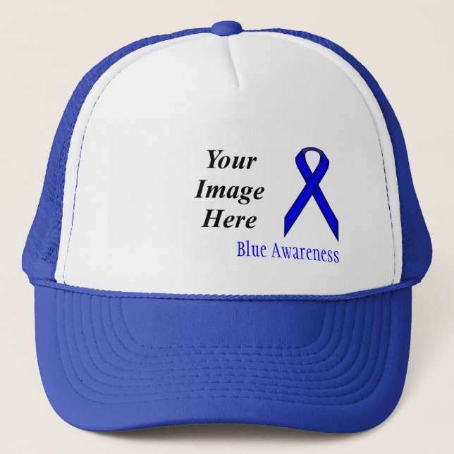 Boné Blue Standard Ribbon por Kenneth Yoncich (Frente)