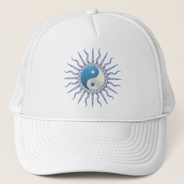 Boné Blue Starburst Yin Yang (Frente)