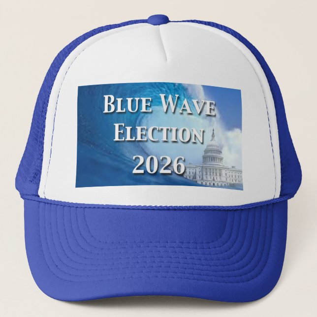 Boné Blue Wave Election 2026 (Frente)