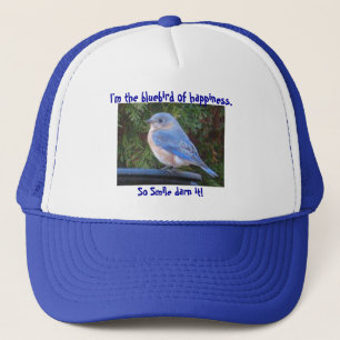 Boné Bluebird engraçado do CE do chapéu de Hsppiness