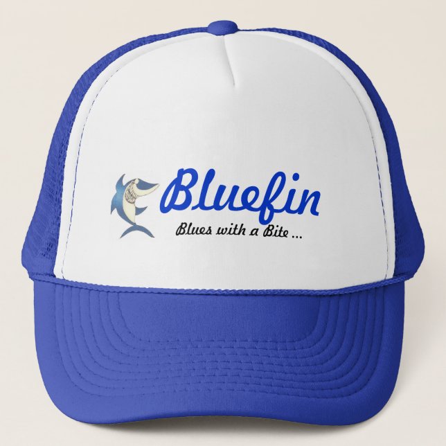 Boné Bluefin, azuis com uma mordida… (Frente)