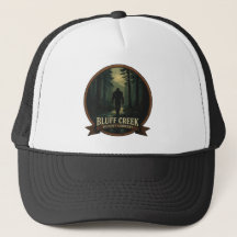 Bluff Creek - design de Crachá do País Bigfoot