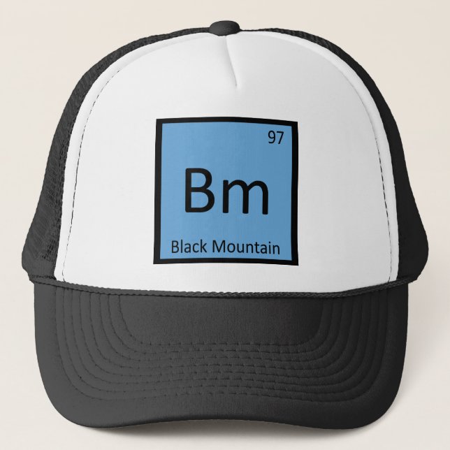 Boné Bm - Símbolo de Química da Montanha Negra (Frente)