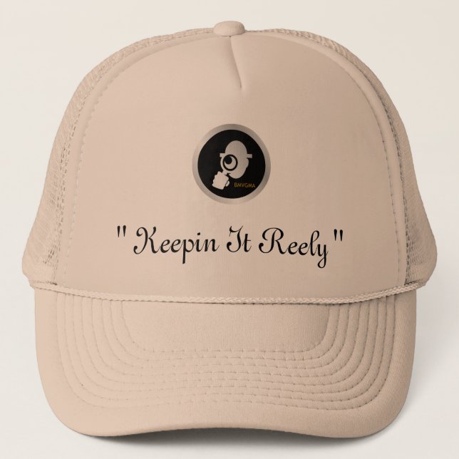 Boné Bmvgma Trucker Hat (com slogan) (Frente)