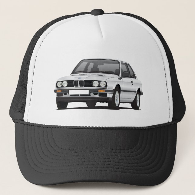 Boné BMW de prata 3 séries (E30) (Frente)