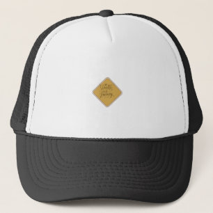 Boné Boa sorte design Manifeste Sua Riqueza amarelo