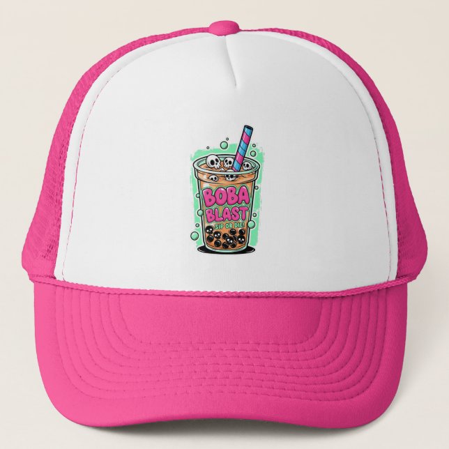 Boné Boba Blast – Beba ou Morra! (Frente)