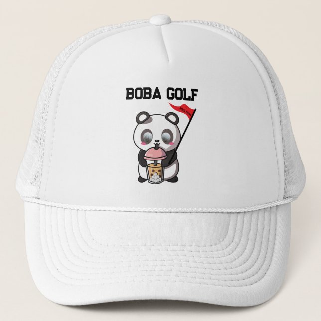 Boné Boba Golf | Milk Tea | Bubble Golf | Golfer (Frente)
