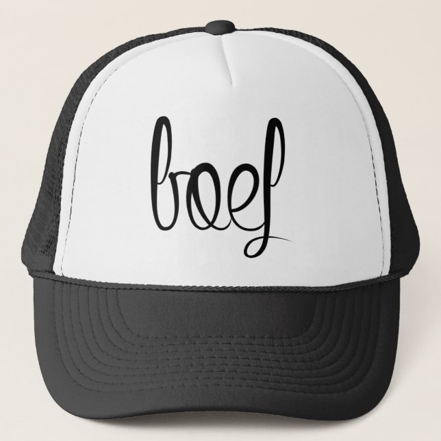 Boné Boef trucker cap (Frente)