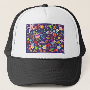 Boné Boho floral