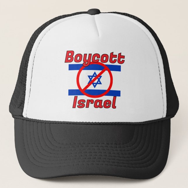 Boné Boicote o Chapéu de Israel (Frente)
