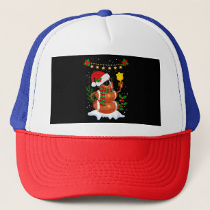 Boné Bola de futebol Snowman Santa Hat Feliz Natal