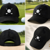 Bola de Golfe Bordada & Clubes Chapéu Personalizad