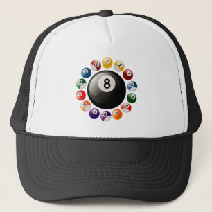 BONÉ BOLAS DE BILHAR