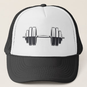 Boné Bold Dumbbell Power - Design de Malhação minimalis