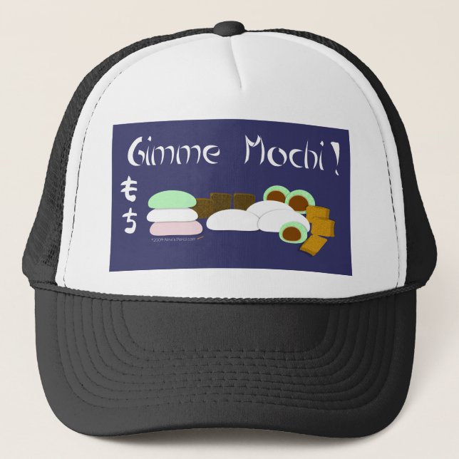 Boné Bolo de arroz pegajoso de Gimme Mochi (Frente)