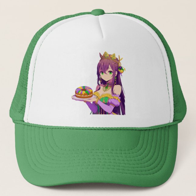Boné Bolo Rei Anime Mardi Gras (Frente)
