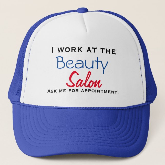 Boné Bolsa de salão de beleza (Frente)