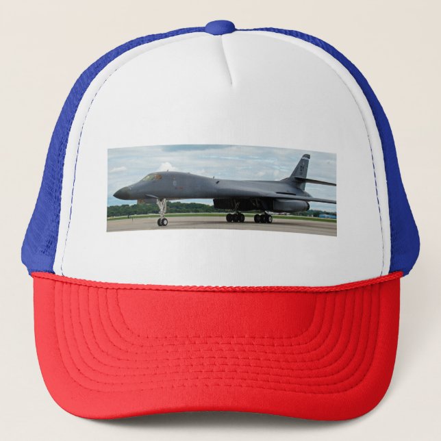 Boné Bombardeiro B-1B Lancer no Chão (Frente)