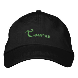 Boné Boné/chapéu bordados zodíaco do Taurus