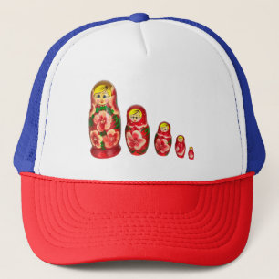 Boné Bonecas para nidificação de Matryoshka russas