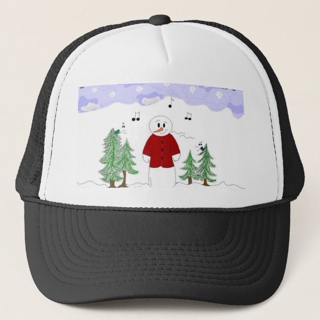 Boné Boneco de Neve Musical (Frente)