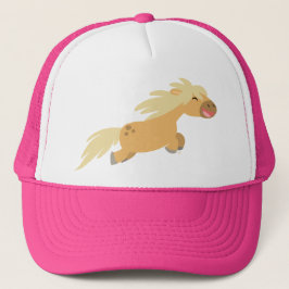 Boné Bonita Caricatura Palomino Pony Trucker Hat