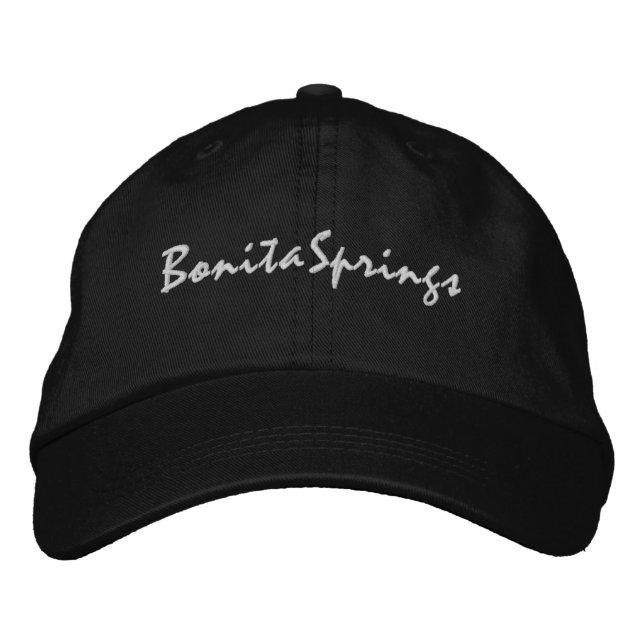 Boné Bonita Springs Florida Embroidered Baseball Hat (Frente)