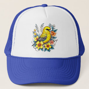 Boné Bonito chapéu de caminhoneiro amarelo