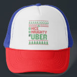 Boné Bonito presente de Natal engraçado para Uber<br><div class="desc">natal, papais noeis, Uber, engraçado, tricotado, malvado, presente, treinador, feio, suéter</div>