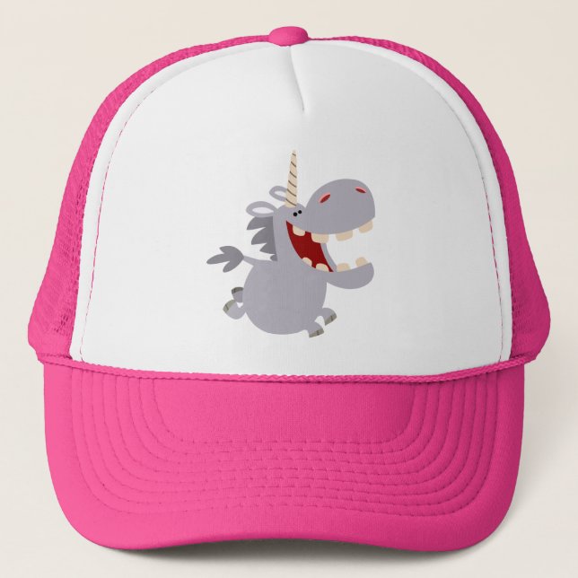 Boné Bonito Toothy Cartoon Unicorn Hat (Frente)