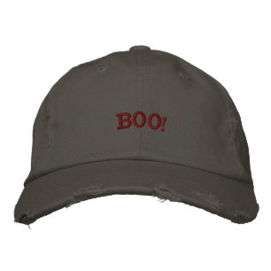 Boné Boo Nickel Distressed Tema da Temporada Assustador