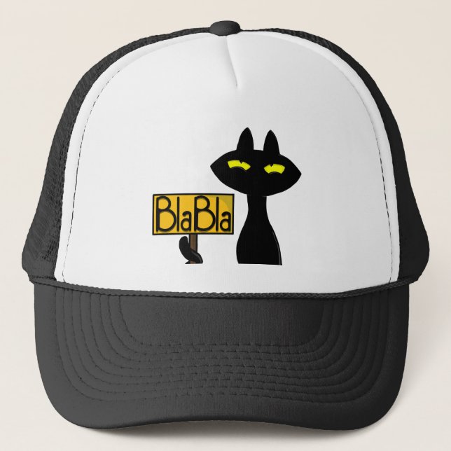 Boné Boogie Ruim -O Gato- "BlaBla" Chapéus de Caminhone (Frente)