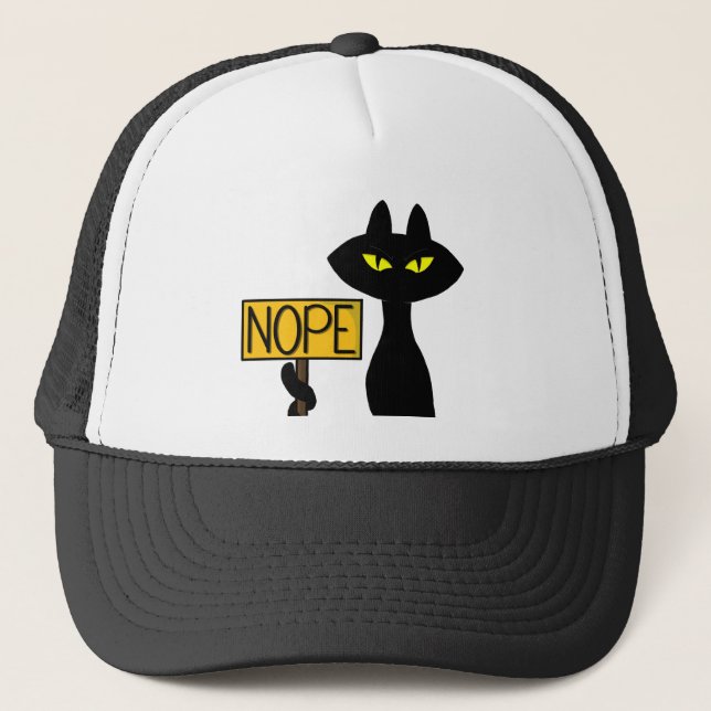 Boné Boogie Ruim -O Gato- "NÃO" Chapéus de Caminhoneiro (Frente)