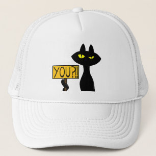 Boné Boogie Ruim -O Gato- "Você?!!" Chapéus de Caminhon